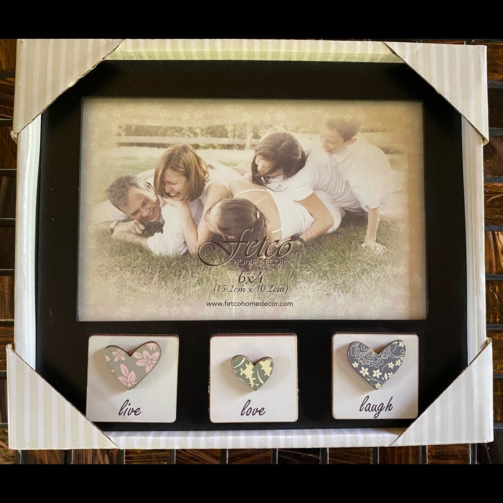 Live Love Laugh photo frame for 4x6 photo
